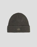 Fleece Knit Beanie Olive Night - Green