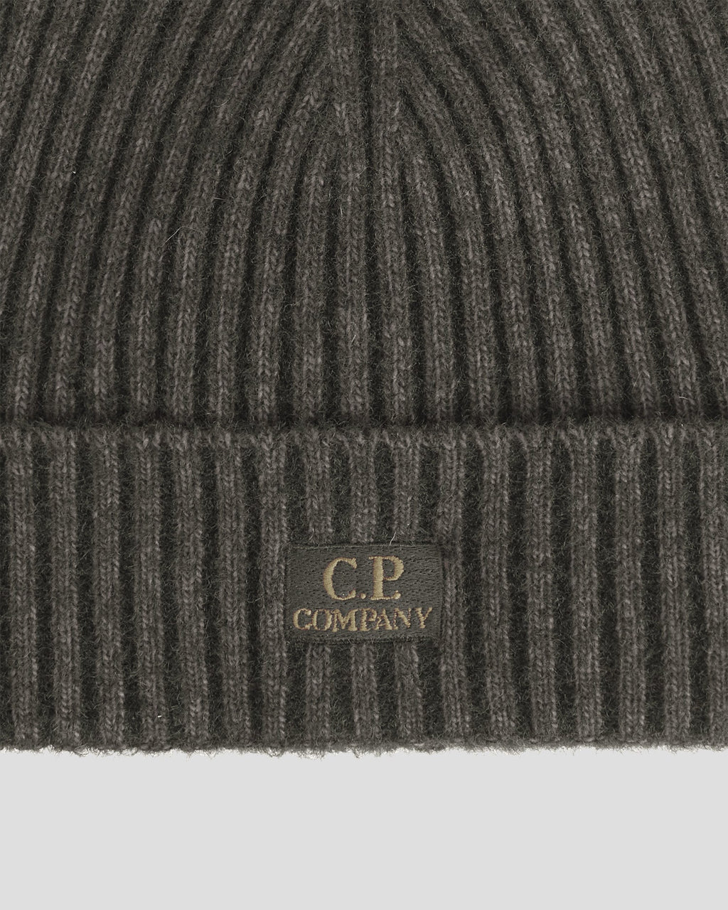 Fleece Knit Beanie Olive Night - Green