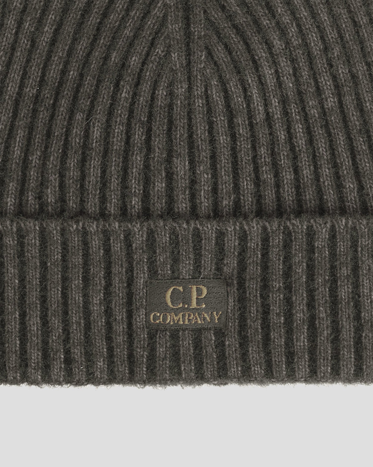 Fleece Knit Beanie Olive Night - Green