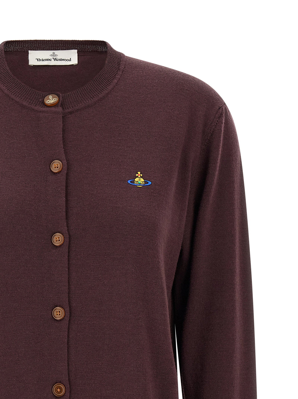 Vivienne Westwood Cardigan — Burgundy