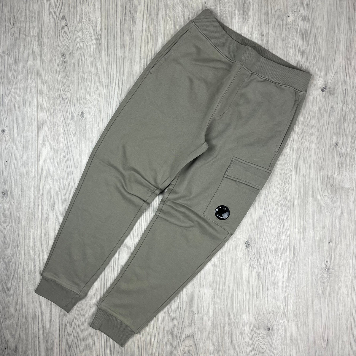 CP Company Raised Fleece Sweatpants - Fallen Rock