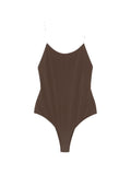 JACQUEMUS RESORT One-Piece Swimsuit — Brown