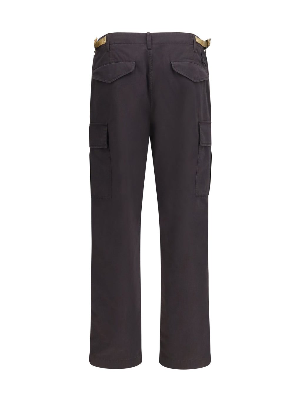 Burberry Cotton Ripstop Cargo Pants — Brown
