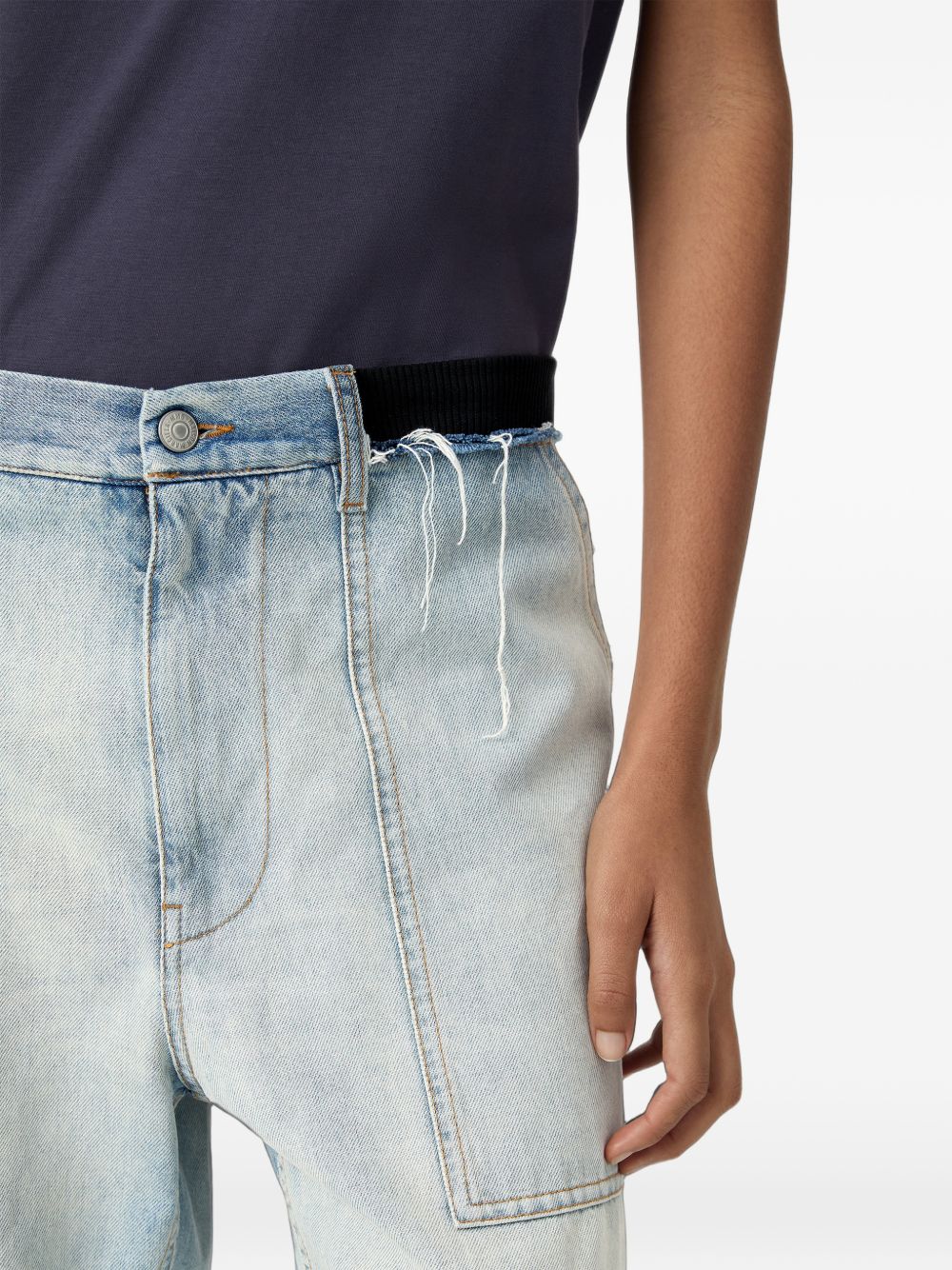MM6 Maison Margiela Cargo Pocket Jeans — Light Blue