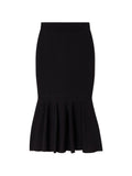 Stella McCartney Viscose Knit Flared Skirt — Black