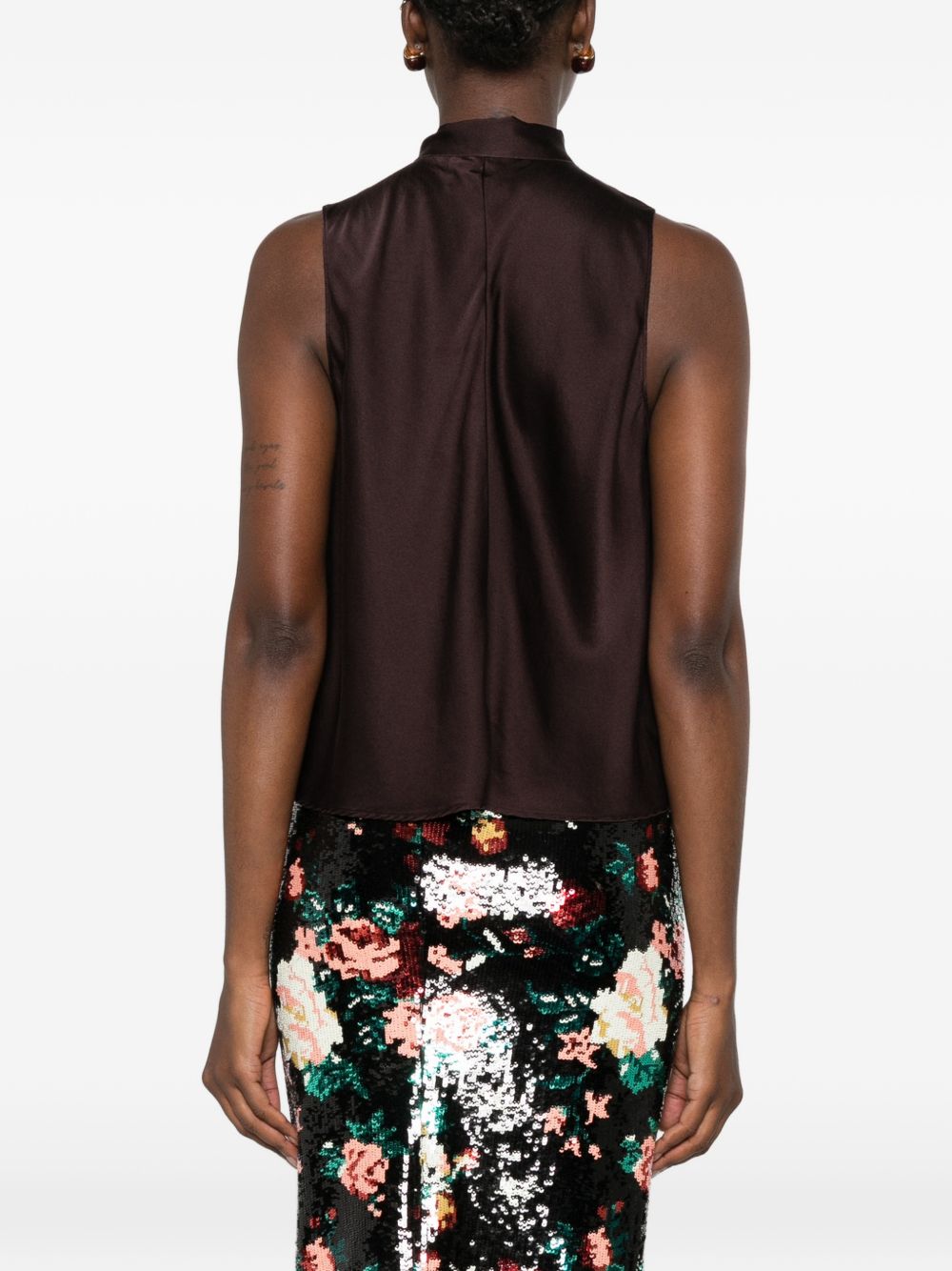 Forte Forte Silk Tunic — Burgundy