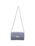 Valentino Garavani Rockstud Spike Shoulder Bag — Blue