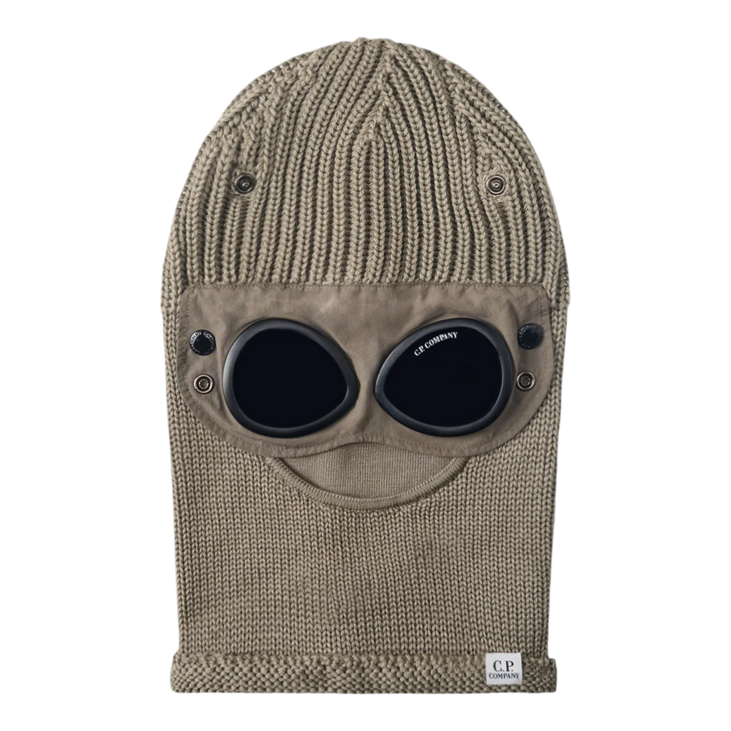 C.P. Company Goggle-Sturmhaube aus Merinowolle, fallen rock
