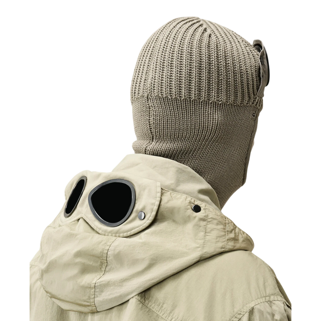 C.P. Company Goggle-Sturmhaube aus Merinowolle, fallen rock