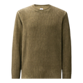 C.P. Company Chenille Pullover in Ivy Green aus Baumwolle