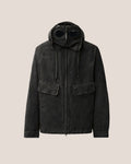 C.P. Company Twill Mixed Explorer Jacket in Black