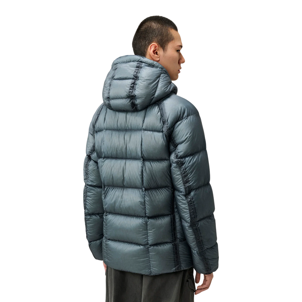 C.P. Company Daunenjacke aus D.D. Shell mit Kapuze, orion blue