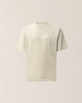 C.P. Company 30/1 Jersey Logo T-Shirt in Silver Birch