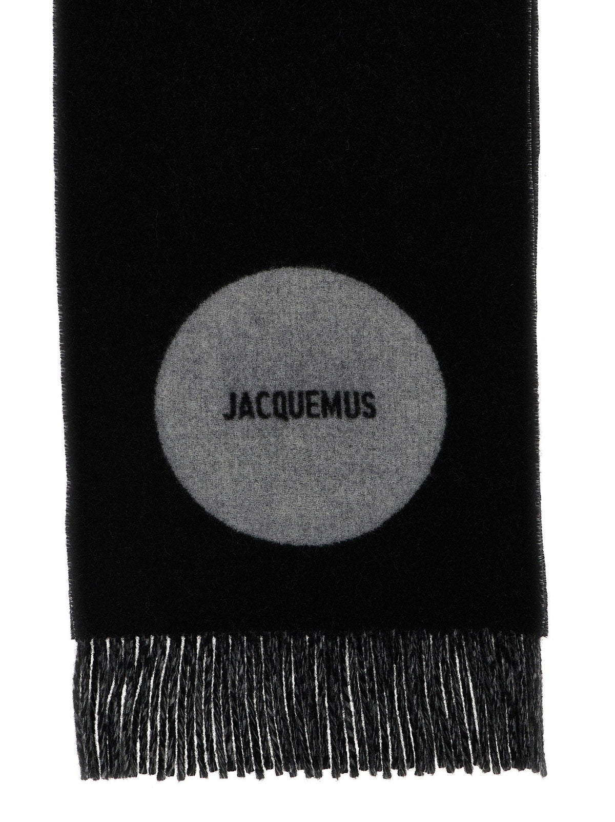 Jacquemus Virgin Wool Scarf — Black