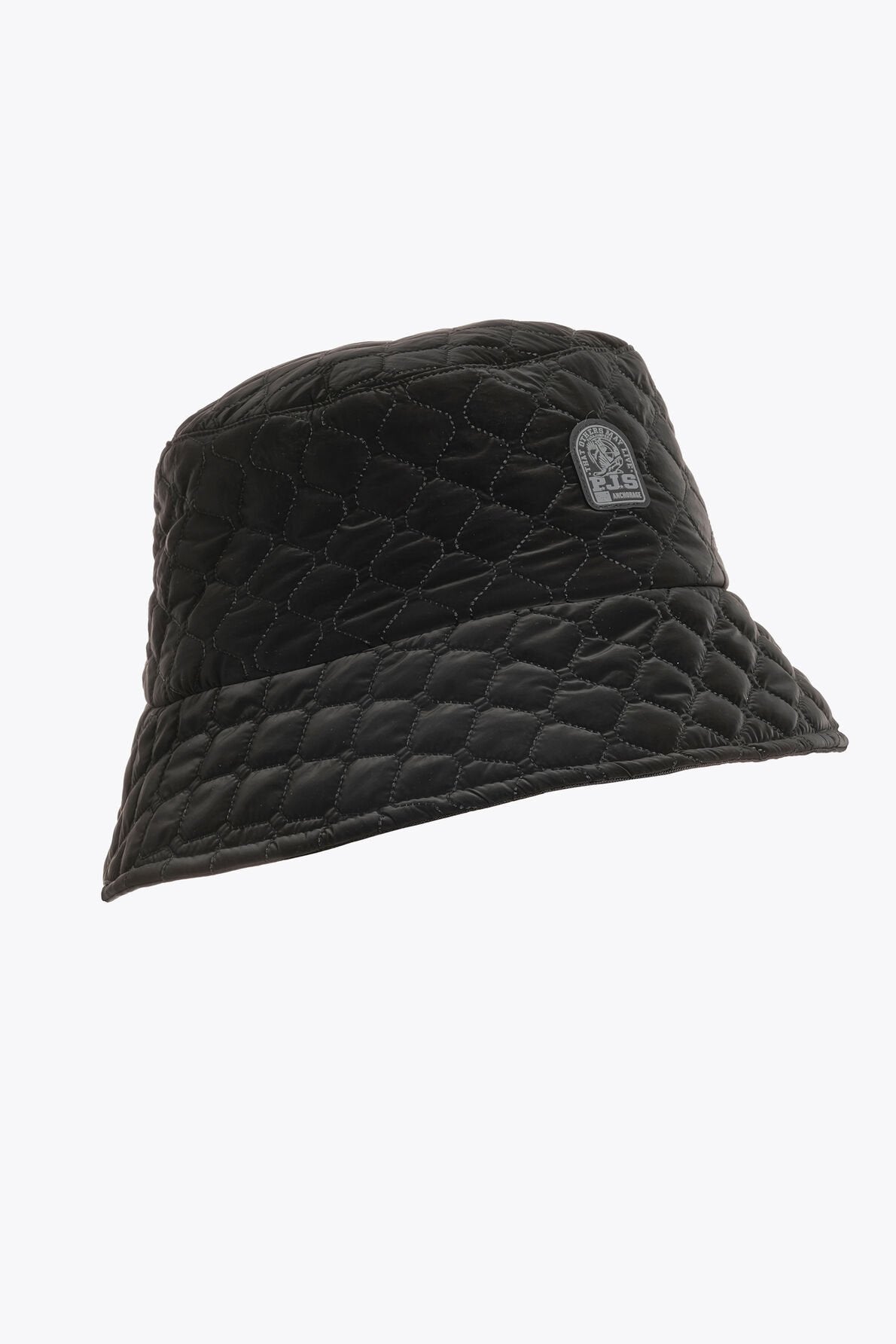 PUFFER - BUCKET QUILT HAT Black