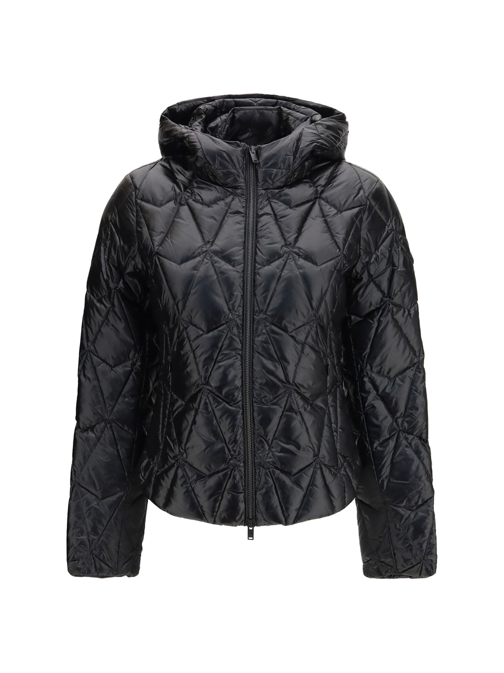 Moose Knuckles Quilted Lightweight Down Jacket — Black