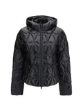 Moose Knuckles Quilted Lightweight Down Jacket — Black