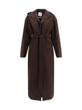 Max Mara Sportmax Virgin Wool Coat — Brown