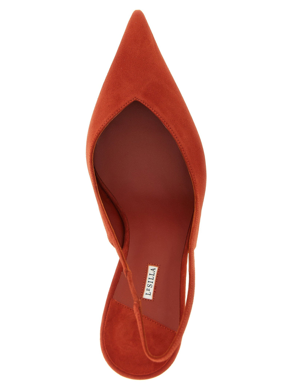 Le Silla Vivienne Slingback Heel — Rust