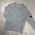 CP Company Light Fleece Sweatshirt - Grey Melange