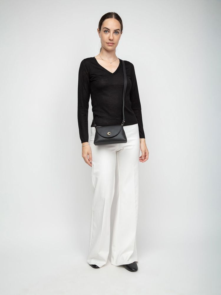 Coccinelle Nikla Crossbody Bag — Black