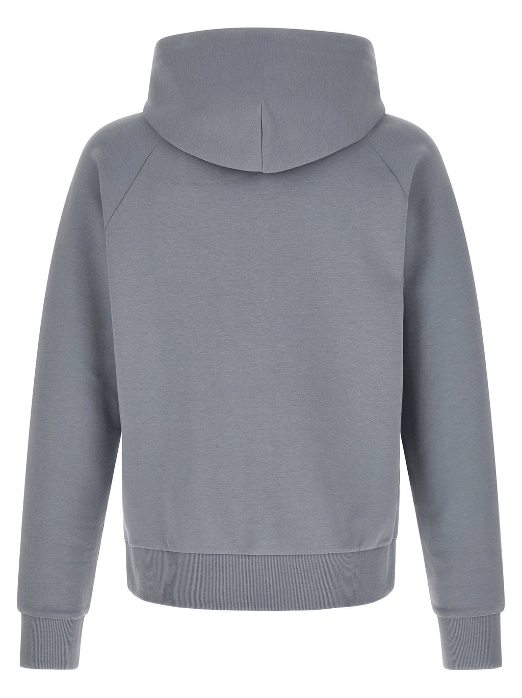 Hugo Boss Cotton-Canvas Hoodie — Gray