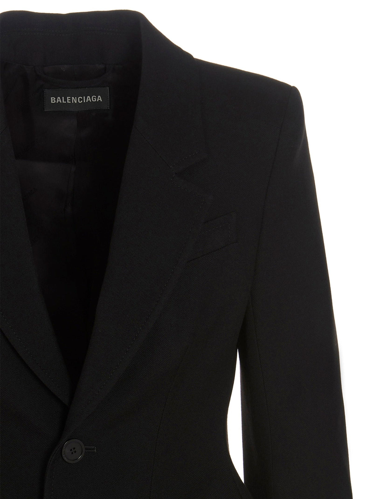 Balenciaga Hourglass Blazer — Black