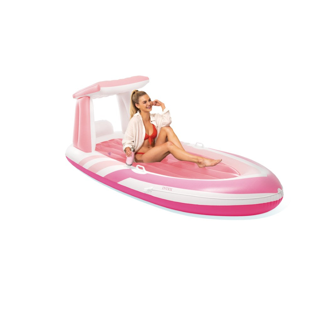 Pink Paradise Boat Mattress