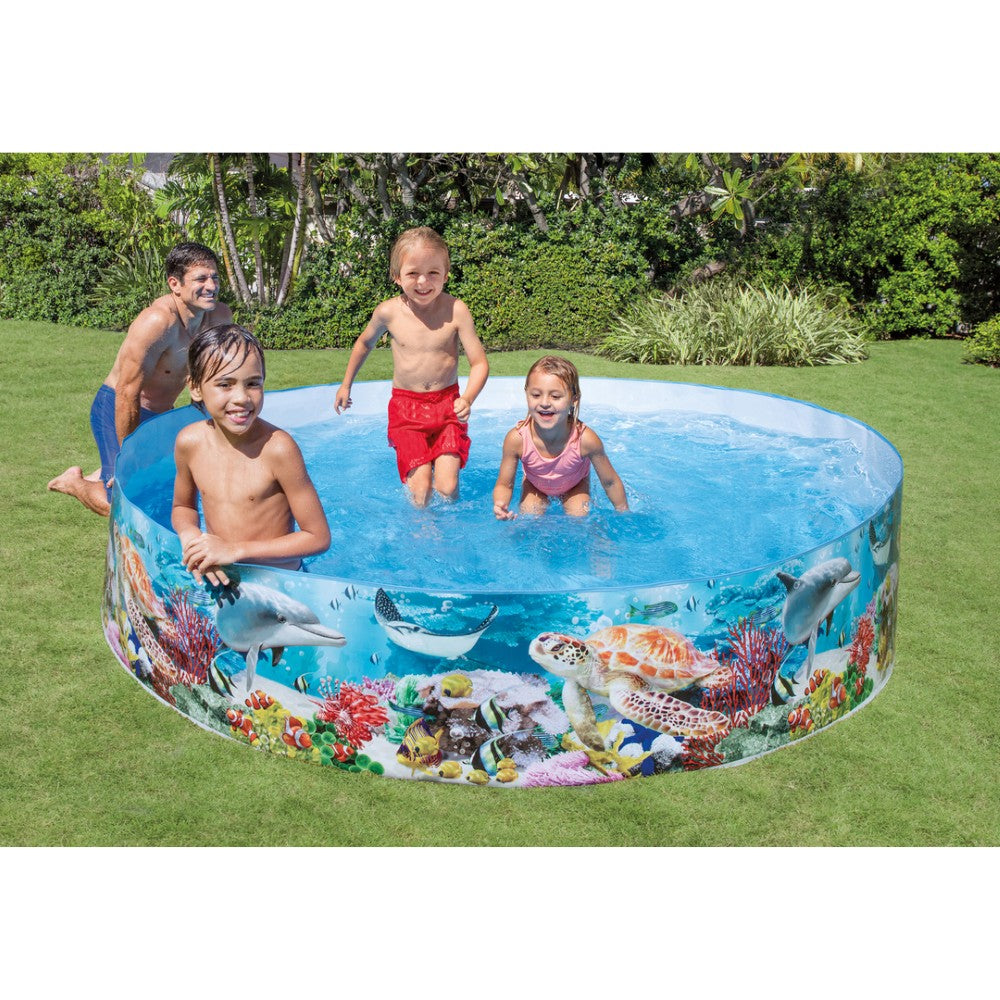 Coral Reef Snapset Round Swimming Pool