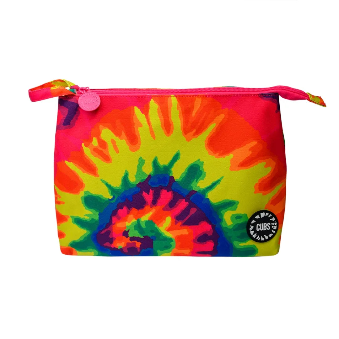 Fuchsia Tie Dye Large Pouch