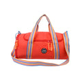 Peach One Pocket  Duffel Bag Large