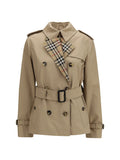 Burberry Lakefield Trench Coat — Beige