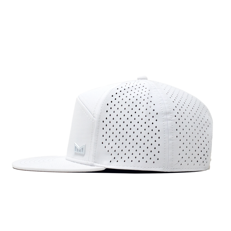 Trenches Icon Hydro Performance Snapback Hat White