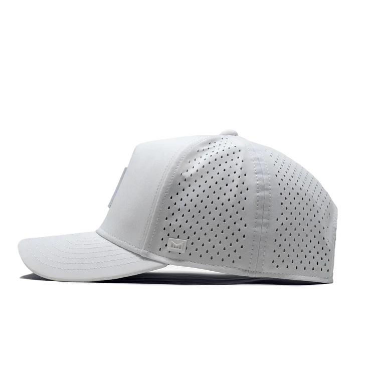 Hydro Odysea Stacked Snapback Hat WHITE