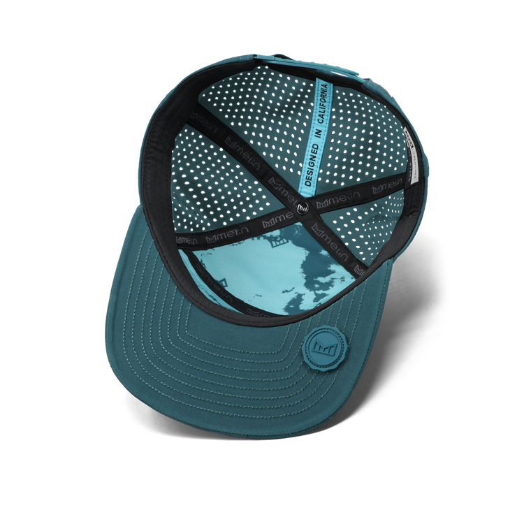 Trenches Icon Hydro Performance Snapback Hat Atlantic Deep