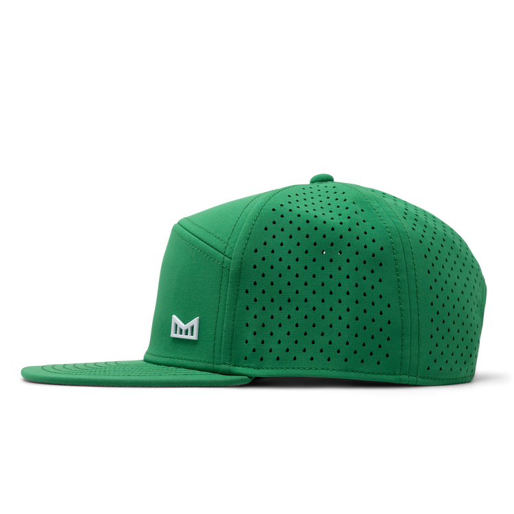 Trenches Icon Hydro Performance Snapback Hat Kelly Green
