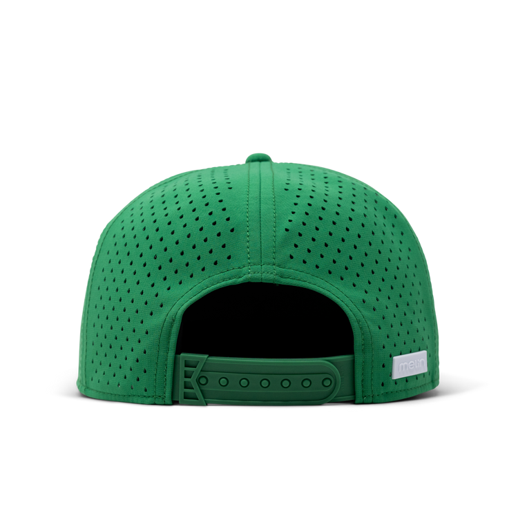 Trenches Icon Hydro Performance Snapback Hat Kelly Green