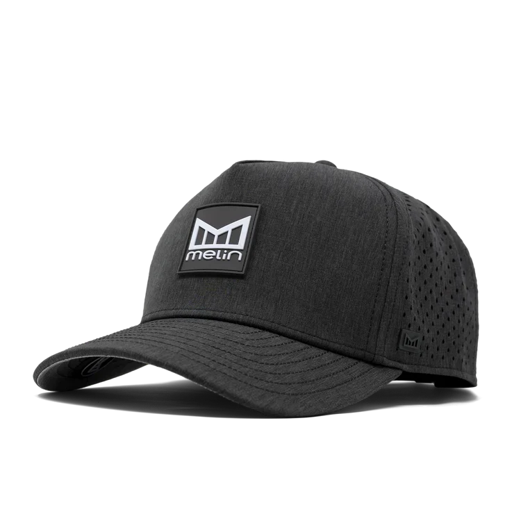 Hydro Odysea Stacked Snapback Hat CHARCOAL