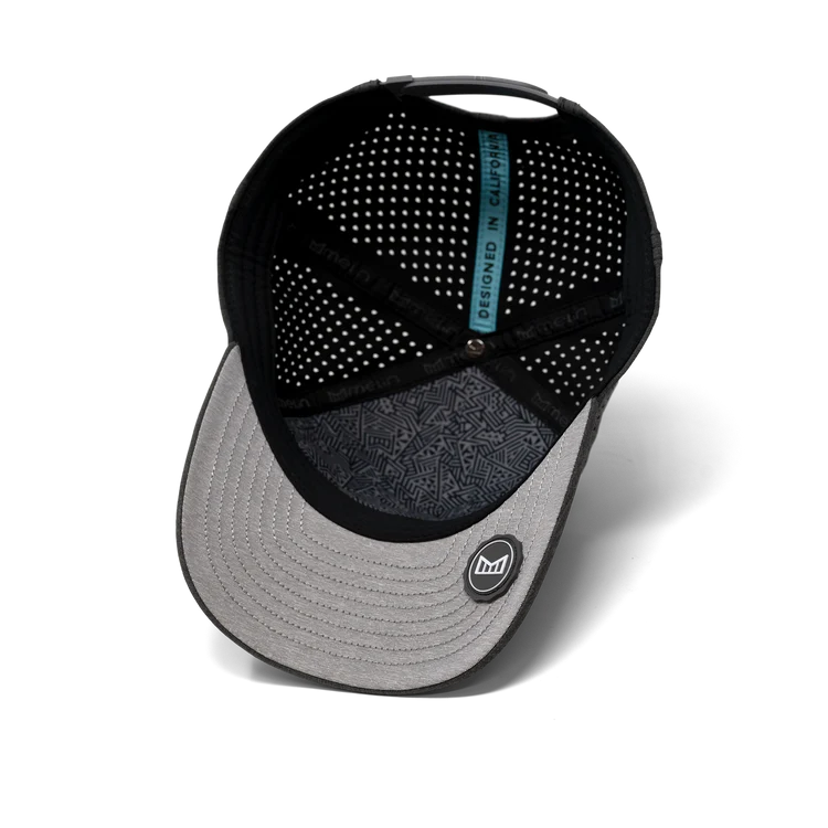 Hydro Odysea Stacked Snapback Hat CHARCOAL