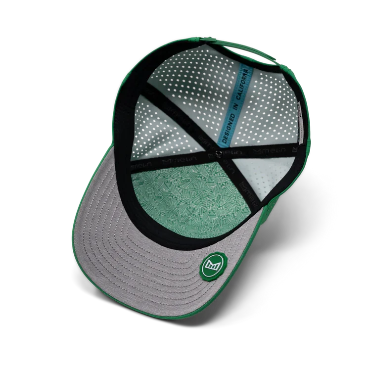 Hydro Odysea Stacked Snapback Hat KELLY GREEN