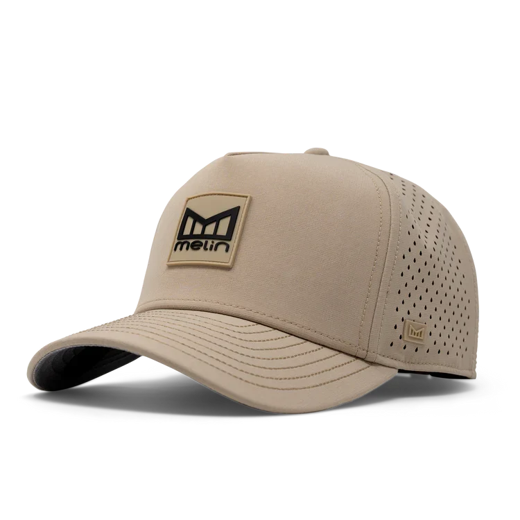 Hydro Odysea Stacked Snapback Hat KHAKI