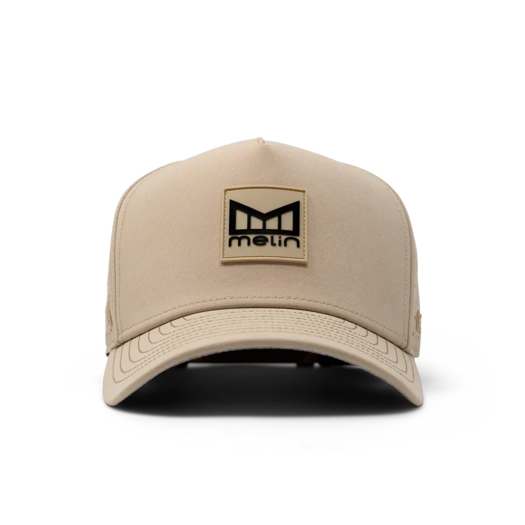 Hydro Odysea Stacked Snapback Hat KHAKI