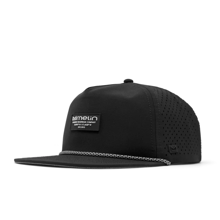 Coronado Brick Hydro Performance Snapback Hat BLACK