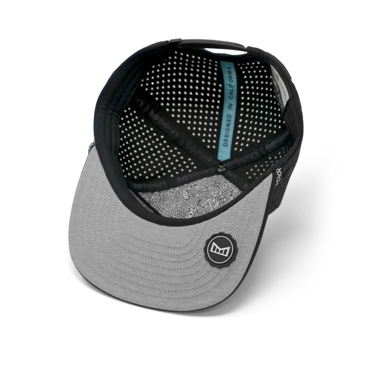 Coronado Brick Hydro Performance Snapback Hat BLACK