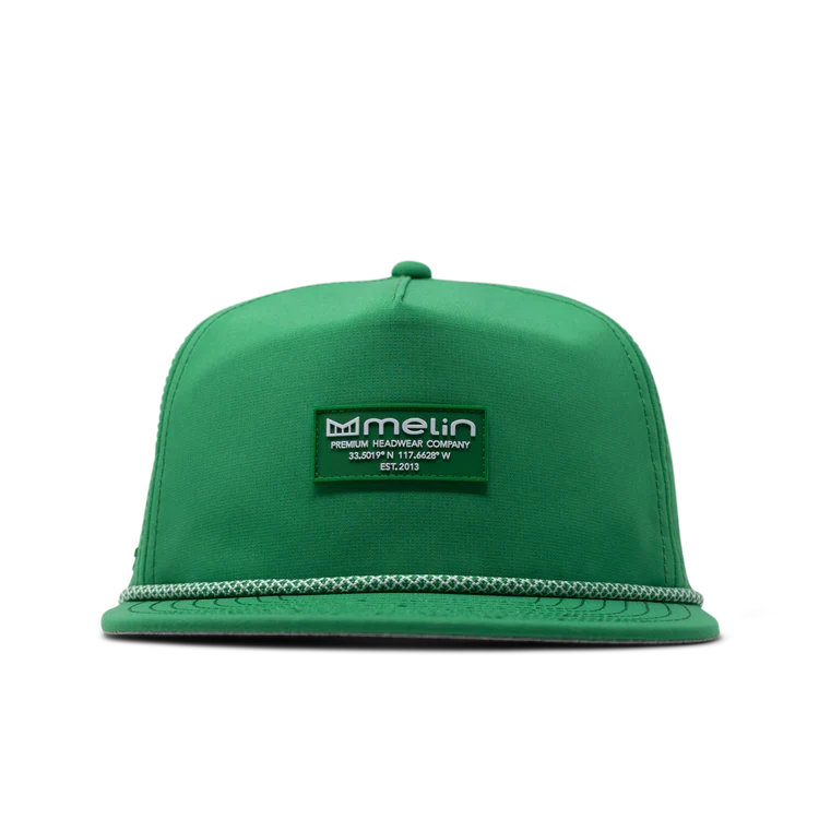 Coronado Brick Hydro Performance Snapback Hat KELLY GREEN