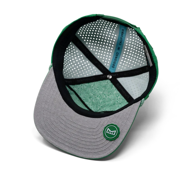 Coronado Brick Hydro Performance Snapback Hat KELLY GREEN