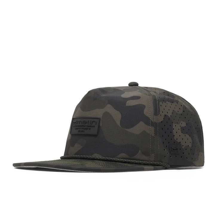 Coronado Brick Hydro Performance Snapback Hat OLIVE CAMO