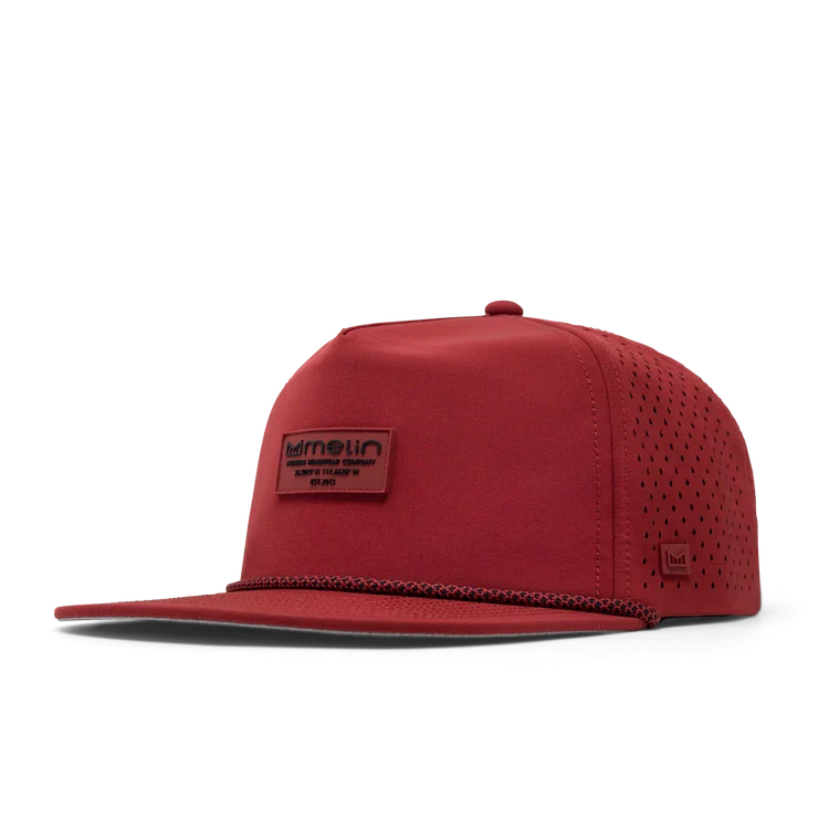 Coronado Brick Hydro Performance Snapback Hat RED