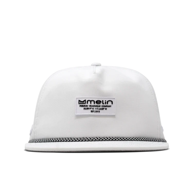 Coronado Brick Hydro Performance Snapback Hat WHITE