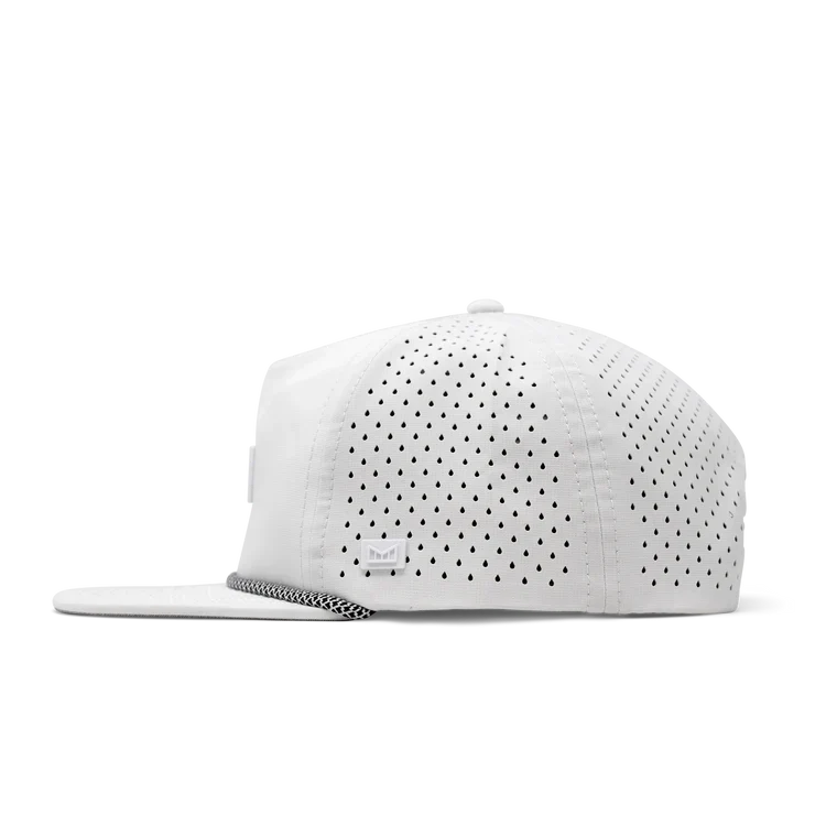 Coronado Brick Hydro Performance Snapback Hat WHITE